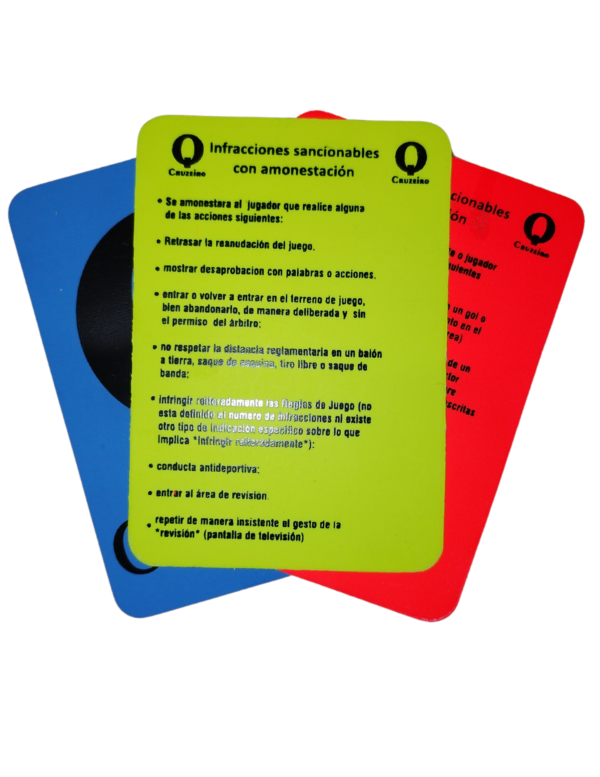 Tarjetas Para Arbitro Cruzeiro